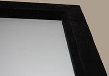 Studio Experience 92-Inch Permanent Cinema Gray Projection Screen Frame Bezel And Veltex