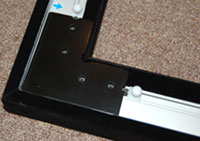 Studio Experience 92-Inch Permanent Cinema Projection Screen L Bracket