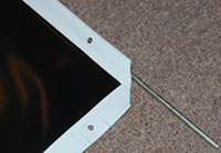 Studio Experience 92-Inch Permanent Cinema Projection Screen Tension Rod Insertion