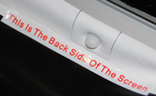 Studio Experience 92-Inch Permanent Cinema Projection Screen Frame To Screen Attachment