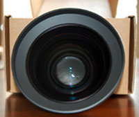 Boxlight CP755EW Multipurpose LCD Projector Short Throw Lens Front View