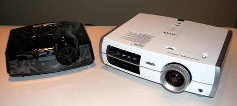 Epson 8100 Video projector and Mitsubishi HC3800 Projector
