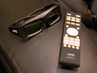 JVC 3D glasses with remote control