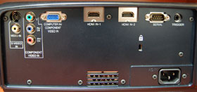 Mitsubishi HC5500 1080p LCD Home Theater Projector Inputs 