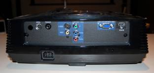 Back shot of the HC3800 Projector