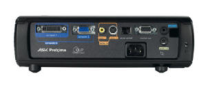 ASK Proxima C185 Dlp Projector Rear Panel View