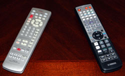 Niro 1000 versus Yamaha YSP-4000 Remote Controls Comparison