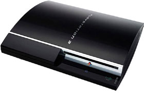 Sony Playstation 3 Blu-ray Player Angled View