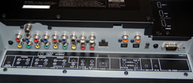 Yamaha YSP-4000 Digital Audio Projector Rear Inputs
