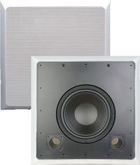 Ridley Acoustics IWSD250 In-Wall Dual Voice Subwoofer