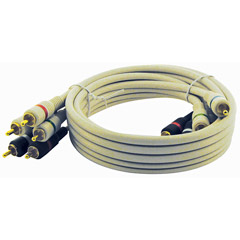 Steren BL-216-503IV 3 ft Composite/Stereo Cable