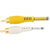 Steren 206-250 6 ft Composite/Stereo Cable