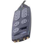 PureAV F9A923fc08 Home Theater Surge Protector