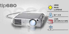 toshiba tlp680 lcd video projector