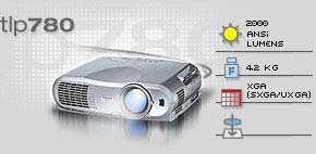 toshiba tlp780 lcd video projector