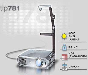 toshiba tlp781 lcd video projector